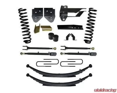 Skyjacker Class II Lift Kit 4 Inch Lift w/Front Coil Springs Rear Leaf Springs Adjustable 4-Links Ford F-250 | F-350 Super Duty Gas 2017-2019 - F174024KS