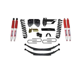 Skyjacker Suspension Lift Kit w/Shock 4 Inch Lift w/Front Coil Springs Rear Leaf Springs Hydro 7000 Shocks Ford F-250 | F-350 Super Duty Diesel 2017-2019