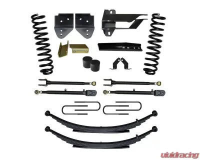 Skyjacker Class II Lift Kit 4 Inch Lift w/Front Coil Springs Rear Leaf Springs Adjustable 4-Links Ford F-250 | F-350 Super Duty Diesel 2017-2019 - F174524KS
