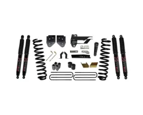 Skyjacker Lift Kit 6 Inch Lift w/Front Coil Springs Blocks U-bolts Bump Stop Spacers Radius Arm/Sway Bar/Track Bar Relocation Brackets Black Max Shocks Ford F-350 Super Duty 2017-2019