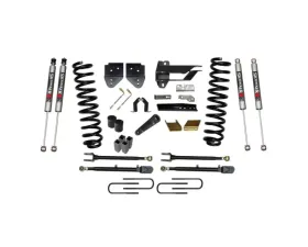 Skyjacker Lift Kit 6 Inch Lift w/Adjustable 4-Links w/Front Coil Springs U-Bolts Bump Stop Spacers Radius Arms Lowering Brackets M9500 Monotube Shocks Ford F-250 Super Duty 2017-2019