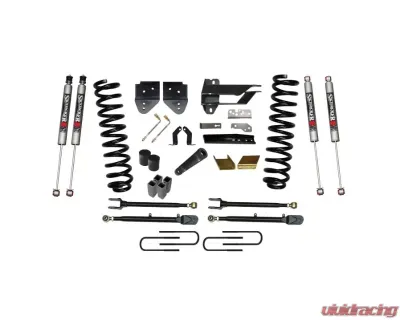 Skyjacker Lift Kit 6 Inch Lift w/Adjustable 4-Links w/Front Coil Springs U-Bolts Bump Stop Spacers Radius Arms Lowering Brackets M9500 Monotube Shocks Ford F-250 Super Duty 2017-2019 - F176024K-M
