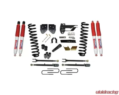 Skyjacker Lift Kit 6 Inch Lift w/Adjustable 4-Links w/Front Coil Springs U-Bolts Bump Stop Spacers Upper/Lower Radius Arms Lowering Brackets Hydro 7000 Shocks Ford F-350 Super Duty 2017-2019 - F176024K3-H