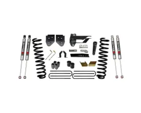 Skyjacker Suspension Lift Kit w/Shock 6 Inch Lift w/Front Coil Springs Blocks U-bolts Bump Stop Spacers Radius Arm/Sway Bar/Track Bar Relocation Brackets M9500 Monotube Shocks Ford F-250 Super Duty 2017-2019