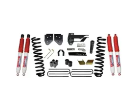 Skyjacker Suspension Lift Kit w/Shock 6 Inch Lift w/Front Coil Springs Blocks U-bolts Bump Stop Spacers Radius Arm/Sway Bar/Track Bar Relocation Brackets Nitro 8000 Shocks Ford F-250 Super Duty 2017-2019