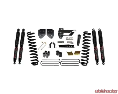Skyjacker Suspension Lift Kit w/Shock 6 Inch Lift w/Front Coil Springs Blocks U-bolts Bump Stop Spacers Radius Arm/Sway Bar/Track Bar Relocation Brackets Nitro Shocks Ford F-350 Super Duty 2017-2019 - F17651K3-B
