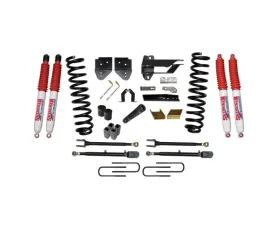 Skyjacker Suspension Lift Kit w/Shock 6 Inch Lift w/Adjustable 4-Links w/Front Coil Springs U-Bolts Bump Stop Spacers Upper/Lower Radius Arms Lowering Brackets Nitro 8000 Shocks Ford F-250 Super Duty 2017-2019