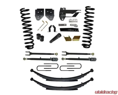 Skyjacker Class II Lift Kit 6 Inch Lift w/Front Coil Springs Rear Leaf Springs Adjustable 4-Links Ford F-250 | F-350 Super Duty Diesel 2017-2019 - F176524KS