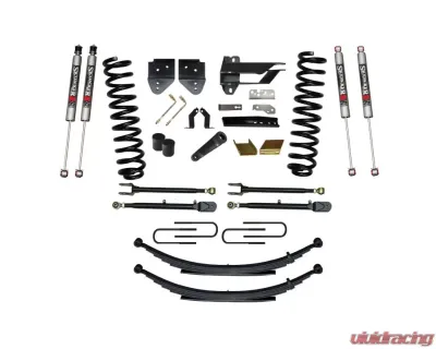 Skyjacker Suspension Lift Kit w/Shock 6 Inch Lift w/Front Coil Springs Rear Leaf Springs Adjustable 4-Links M9500 Monotune Shocks Ford F-250 | F-350 Super Duty Diesel 2017-2019 - F176524KS-M