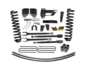 Skyjacker Lift Kit 8.5 Inch Lift Class II 4-Link System w/Front Coil Springs Track Bar/Radius Arm/Steering Stabilizer Relocation Brackets Rear Lift Blocks/U-Bolts Ford F-250 | F-350 Super Duty Gas 2017-2019