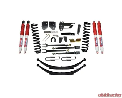 Skyjacker Suspension Lift Kit w/Shock 8.5 Inch Lift w/Front Coil Springs Rear Leaf Springs Adjustable 4-Links Hydro 7000 Shocks Ford F-250 | F-350 Super Duty Gas 2017-2019 - F17802KS-H