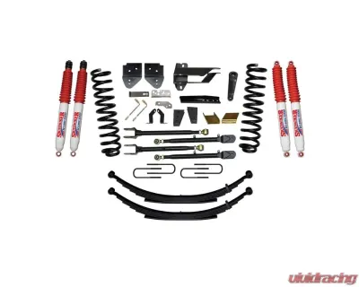 Skyjacker Suspension Lift Kit w/Shock 8.5 Inch Lift w/Front Coil Springs Rear Leaf Springs Adjustable 4-Links Hydro 7000 Shocks Ford F-250 | F-350 Super Duty Diesel 2017-2019 - F17852KS-H