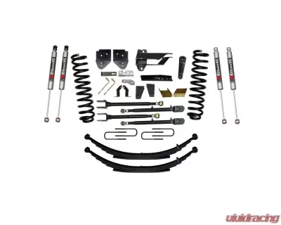 Skyjacker Suspension Lift Kit w/Shock 8.5 Inch Lift w/Front Coil Springs Rear Leaf Springs Adjustable 4-Links M9500 Monotube Shocks Ford F-250 | F-350 Super Duty Diesel 2017-2019 - F17852KS-M