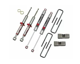 Skyjacker Suspension Lift Kit w/ Shock 3 Inch Lift w/ 2 Mono Shocks Red Boot Ford F-150 | F-150 Heritage 2004-2008