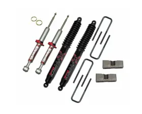 Skyjacker Suspension Lift Kit 04-08 w/Shock 3 Inch Lift w/ Black MAX Shocks w/Front Struts Blocks U Bolts Ford F-150 2004-2008