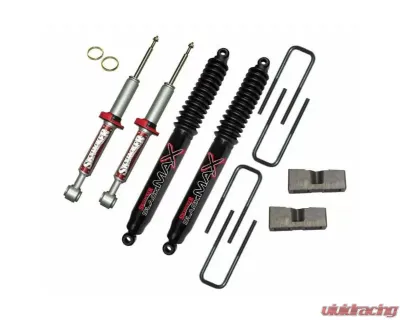 Skyjacker Suspension Lift Kit 04-08 w/Shock 3 Inch Lift w/ Black MAX Shocks w/Front Struts Blocks U Bolts Ford F-150 2004-2008 - F432STBB