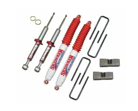Skyjacker Suspension Lift Kit w/ Shock Nitro Shocks 3 Inch Lift w/ Front Struts Blocks U Bolts Ford F-150 2004-2008