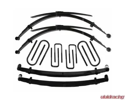 Skyjacker Lift Kit 2 Inch Lift w/Front/Rear Leaf Springs Front/Rear U Bolt Kits Spring Bushing Kit Rear Block Ford F-250 1973-1978 - F720KS