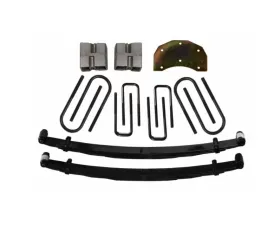 Skyjacker Lift Kit 3-4 Inch Lift w/Front Leaf Springs Front/Rear U Bolt Kits Spring Bushing Kit Rear Block Track Bar Bracket Ford F-350 | F-250 HD 1986-1997