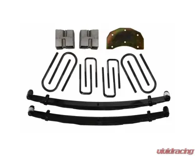 Skyjacker Lift Kit 3-4 Inch Lift w/Front Leaf Springs Front/Rear U Bolt Kits Spring Bushing Kit Rear Block Track Bar Bracket Ford F-350 | F-250 HD 1986-1997 - F840MK