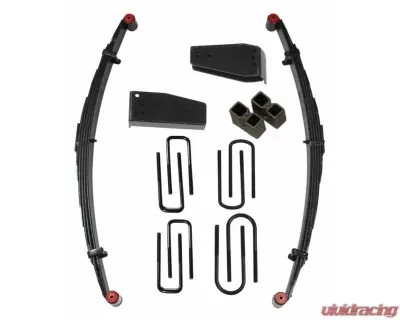 Skyjacker Lift Kit 4 Inch Lift w/Front Leaf Springs Hinge Brackets Front/Rear U Bolt Kits Spring Bushing Kit Rear Block Ford F-250 | F-350 1980-1998 - F840TK