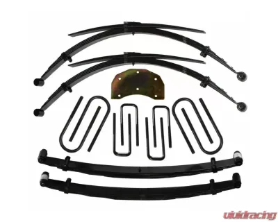 Skyjacker Lift Kit 5-6 Inch Lift w/Front/Rear Leaf Springs Front/Rear U Bolt Kits Spring Bushing Kit Track Bar Bracket Ford F-350 | F-250 HD 1986-1997 - F860MKS