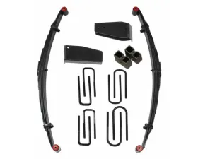 Skyjacker Lift Kit 6 Inch Lift w/Front Leaf Springs Hinge Brackets Front/Rear U Bolt Kits Spring Bushing Kit Rear Block Ford F-250 | F-350 1980-1998