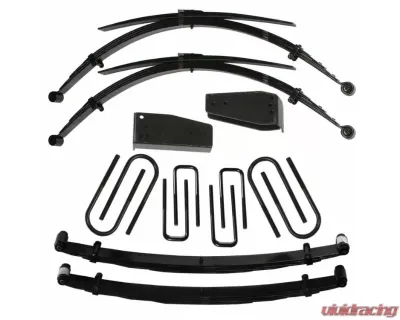 Skyjacker Lift Kit 6 Inch Lift w/Front/Rear Leaf Springs Hinge Brackets Front/Rear U Bolt Kits Spring Bushing Kit Ford F-250 | F-350 1980-1998 - F860TKS