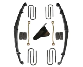 Skyjacker Lift Kit 4 Inch Lift Gas w/Front Leaf Springs Track Bar Bracket Front/Rear U Bolt Kits Spring Bushing Kit Rear Block Sway Bar Links Ford F-250 | F-350 Super Duty 1999