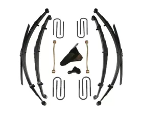 Skyjacker Lift Kit 6 Inch Lift w/Front Rear Leaf Springs Track Bar Brackets Front/Rear U Bolt Kits Spring Bushing Kit Sway Bar Links Ford F-250 | F-350 Super Duty 1999