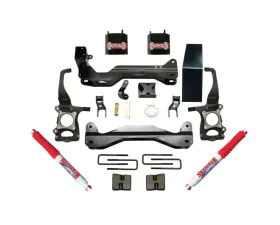 Skyjacker Suspension Lift Kit w/Shock 6 Inch Lift w/2 Hydro Shocks/Coil Spring Spacers Red Boot Ford F-150 2009-2014