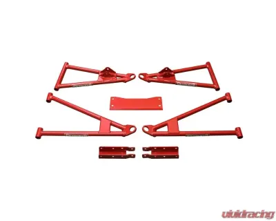 Skyjacker Forward A-Arm Kit w/ Front Upper A-Arms Front Lower A-Arms: Front Upper Bumper Extension Brackets Front Lower Bumper Extension Bracket Polaris Ranger 2013-2018 - FAA303