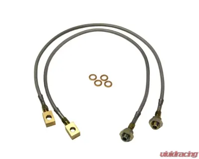 Skyjacker Stainless Steel Brake Line Front 7200 GVWR Or Less Lift Height 6-8 Inch Pair Chevrolet Blazer | Pickup 1970-1978 - FBL18