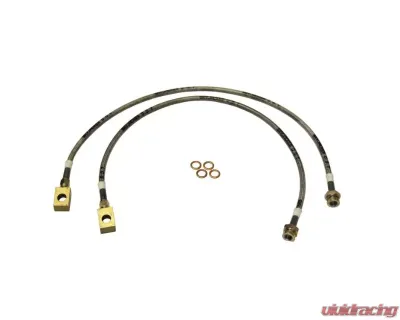 Skyjacker Stainless Steel Brake Line Front Lift Height 0-2.5 Inch Pair Jeep 1982-1986 - FBL402