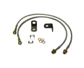 Skyjacker Stainless Steel Brake Line Front Lift Height 3-8 Inch Pair Jeep Cherokee | Wrangler 1984-2016