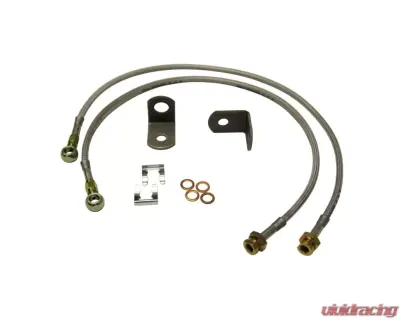 Skyjacker Stainless Steel Brake Line Front Lift Height 3-8 Inch Pair Jeep Cherokee | Wrangler 1984-2016 - FBL44