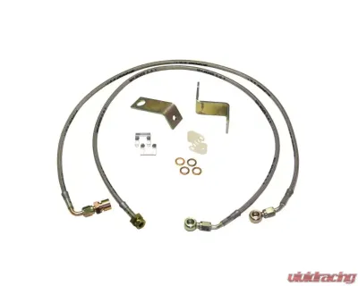 Skyjacker Stainless Steel Brake Line Front Lift Height 4-8 Inch Pair Ford F-250 | F-350 Superduty 2005-2007 - FBL56