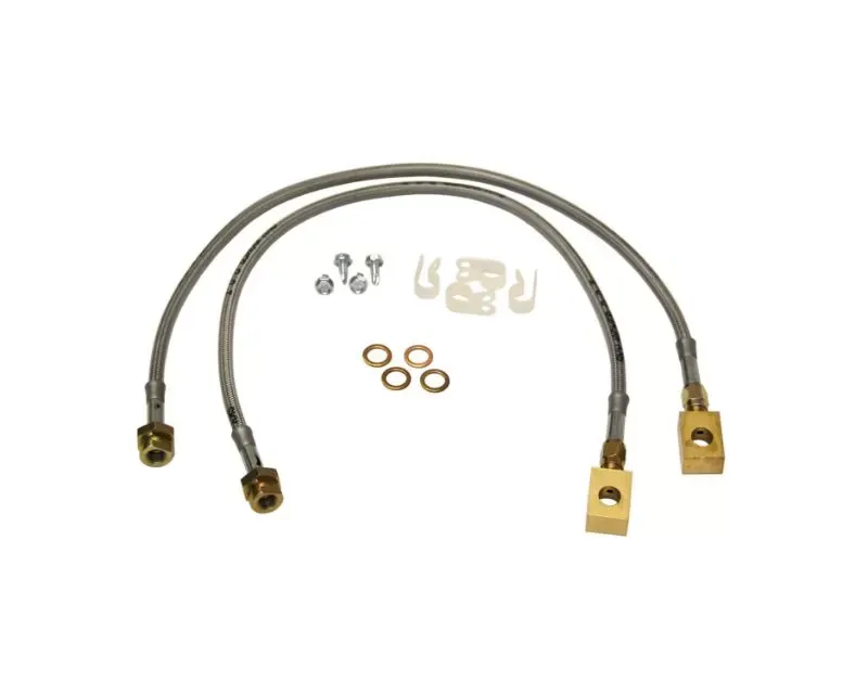 Skyjacker Stainless Steel Brake Line Front Lift Height 0-3 Inch Pair Chevy Suburban 1988-1998 - FBL97