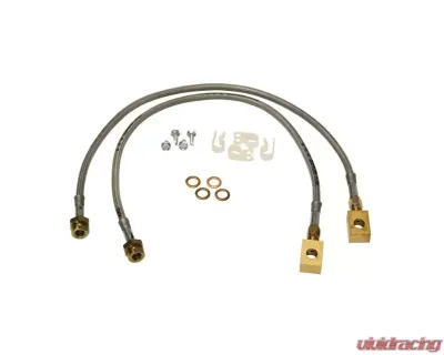 Skyjacker Stainless Steel Brake Line Front Lift Height 0-3 Inch Pair Chevy Suburban 1988-1998 - FBL97