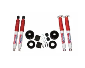 Skyjacker Suspension Lift Kit w/ Shock Nitro Shocks 2 Inch Lift w/ Front | Rear 2 Inch Polyurethane Coil Spring Spacers w/ Bump Stop Spacers Jeep Wrangler JK 2007-2018