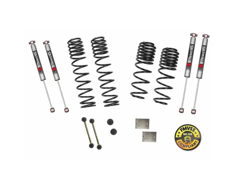 Skyjacker Suspension Lift Kit w/M95 Monotube Shocks 1-1.5 Inch Lift Jeep Wrangler 2018-2019 - JL15BPMLT