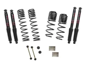 Skyjacker Diesel 1.5 Inch Dual Rate Long Travel Suspension Lift W/ Black MAX Shocks Jeep Wrangler JL Rubicon 2020