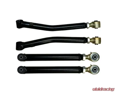 Skyjacker Single Flex Suspension Link Kit Front & Rear Lower Link Set Lift Height 1-4 Inch w/Currie Johnny Joints Jeep Wrangler JL 20118-2023 - JL24LLX