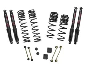 Skyjacker Diesel 2.5 Inch Dual Rate Long Travel Suspension Lift W/Black MAX Shocks Jeep Wrangler JL Non-Rubicon 2020