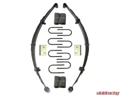 Skyjacker Lift Kit 3.5"4 Inch Lift w/Front Leaf Springs Front Bushing Kit Track Bar Relocation Bracket Front/Rear U Bolt Kits Rear Block Jeep Grand Wagoneer 1984-1991 - JP45K