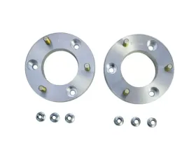 Skyjacker Aluminum Spacer Leveling Kit 2 Inch Lift Front w/Upper Strut Spacers Maximum Tire/Wheel: 33 x 12.50/17 Back Spacing Nissan Titan 2004-2017