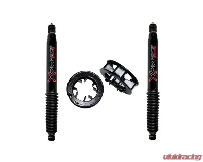 Skyjacker 2 Inch Lift Front Spacer Aluminum Spacer Leveling Kit & Black MAX Shocks RAM 2500 | 3500 2013-2021 - R1325MS-B