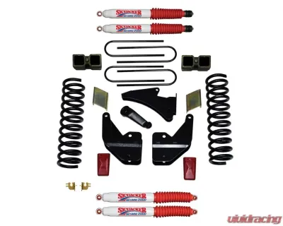 Skyjacker Suspension Lift Kit w/Shock 3.5"4 Inch Lift w/Front Coil Springs Rear Block & U-Bolts Ram 3500 2013-2019 - R13451K-H