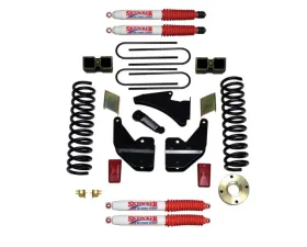 Skyjacker Suspension Lift Kit w/Shock 5.5-6 Inch Lift w/Front Coil Springs Rear Blocks Front & Rear Hydro Shocks Ram 3500 2013-2019