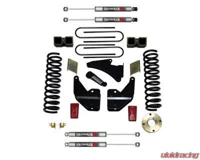 Skyjacker Suspension Lift Kit w/Shock M95 Performance Shocks 6 Inch Lift w/Front Coil Springs Rear Block U Bolt Ram 3500 2013-2019 - R13651K-M
